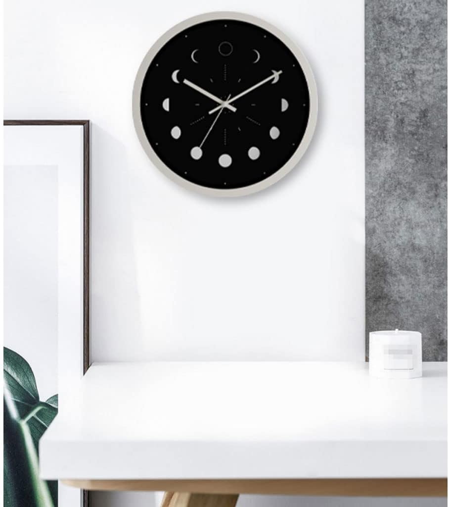 Reloj de pared Modern Wall Clock WHD Transparent Glass Silent Non-Ticking Battery Operated Wall Clock Creative Simple Clock for HomeOffice Decor