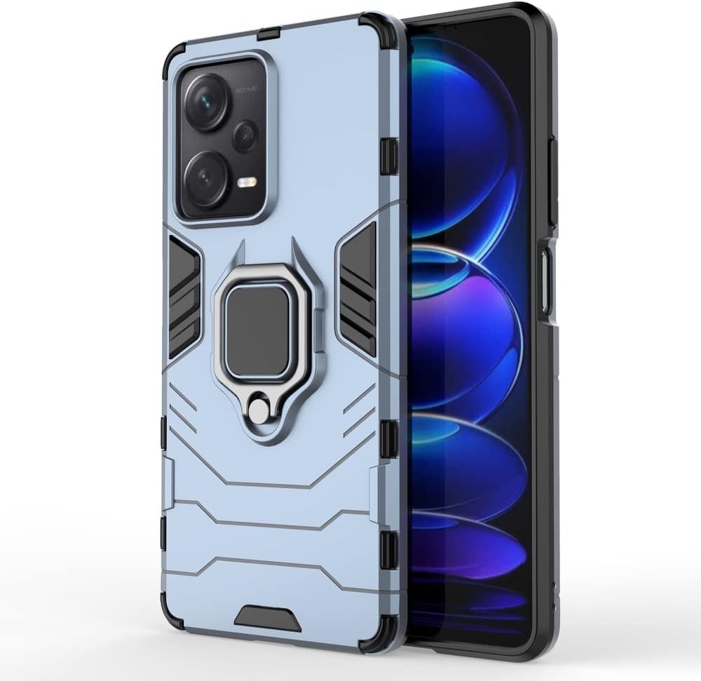 Kukoufey Funda para Xiaomi Redmi Note 12 Pro Plus Caso,Funda de soporte para Xiaomi Redmi Note 12 Pro+5G Case Azul