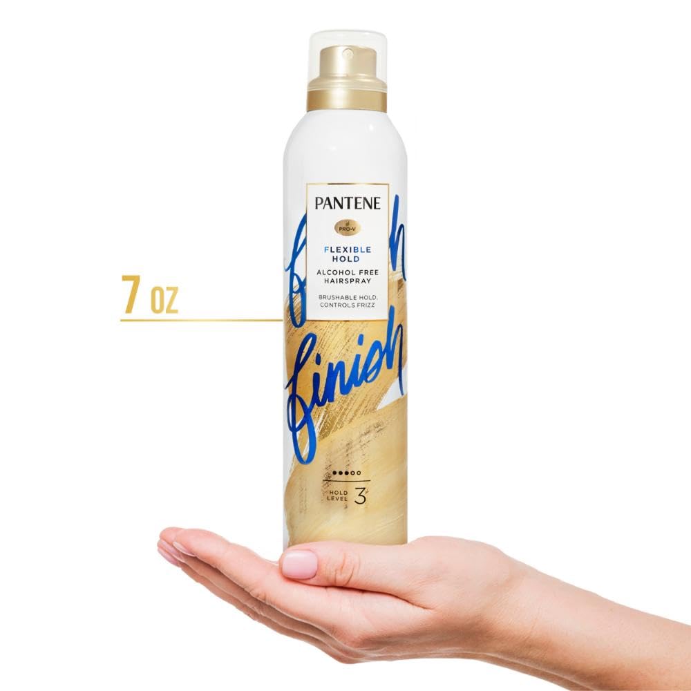 Pantene Pro-V Level 3 Aerosol para el cabello para un acabado suave y suave, 7 onzas