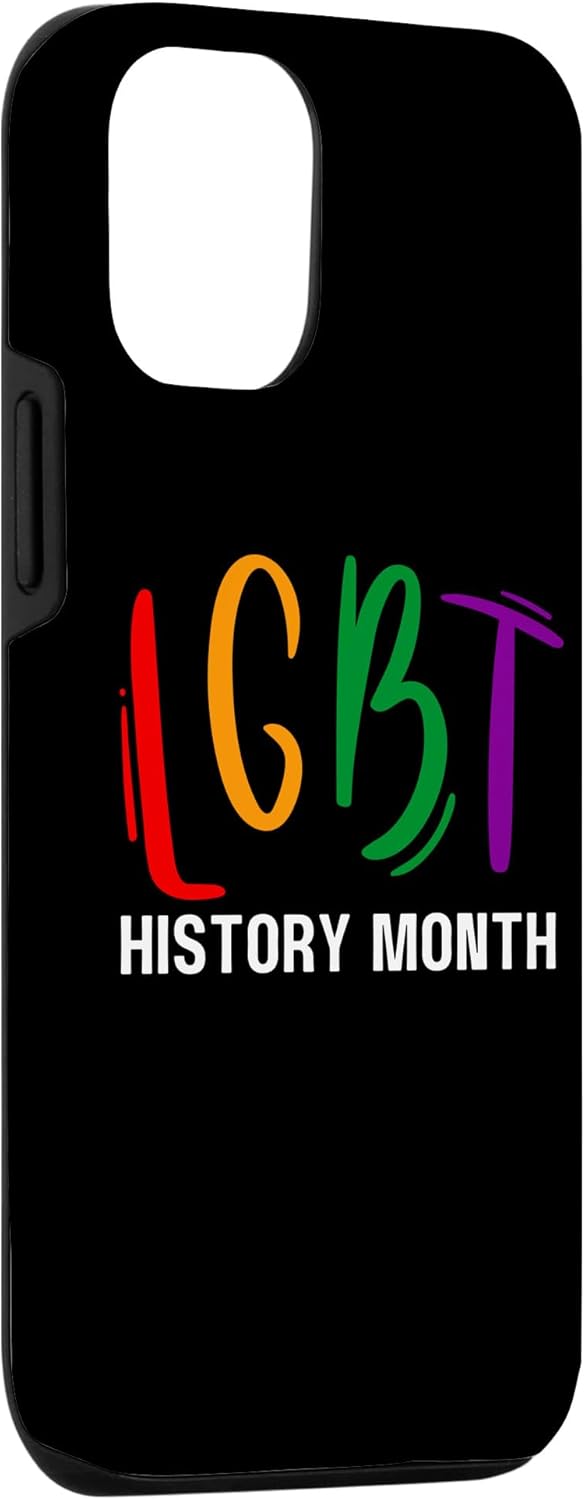 iPhone 1212 Pro LGBT History Month Lesbian Gay Bisexual Transgender Holiday Case