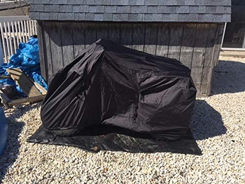 Cubierta impermeable para ATV compatible con Kawasaki Kvf750e8f Brute Force 750 4×4 2008 4×4 – Exterior e interior – Protege del agua, la nieve, el