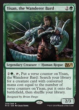 Magic The Gathering – Yisan, El Bardo Errante (209269) – Magia 2015