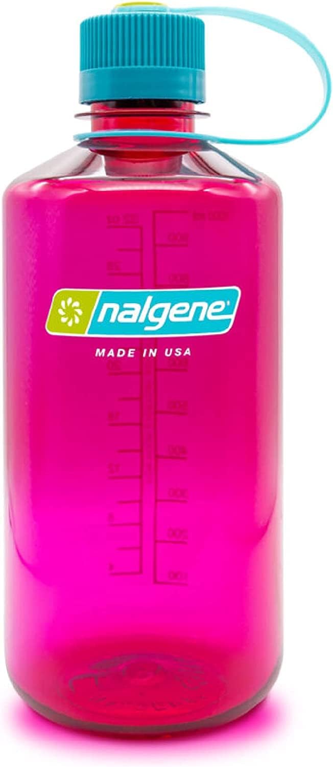 Nalgene Tritan Botella de agua de boca estrecha sin BPA, berenjena, 32 onzas