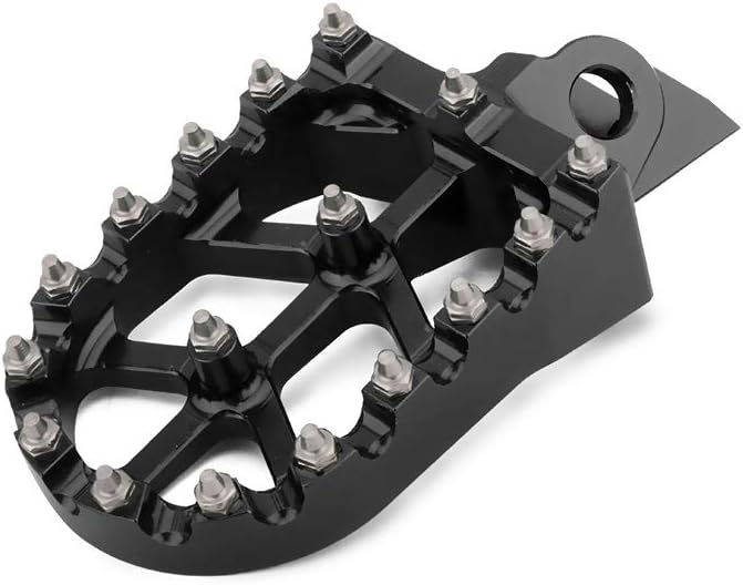 AnXin Estriberas para bicicleta de cross, reposapiés, pedales CNC MX para KX65 00-20 KX80 98-00 KX85 01-22 KX100 98-21 KLX140 08-23 KX112 2022 Pit