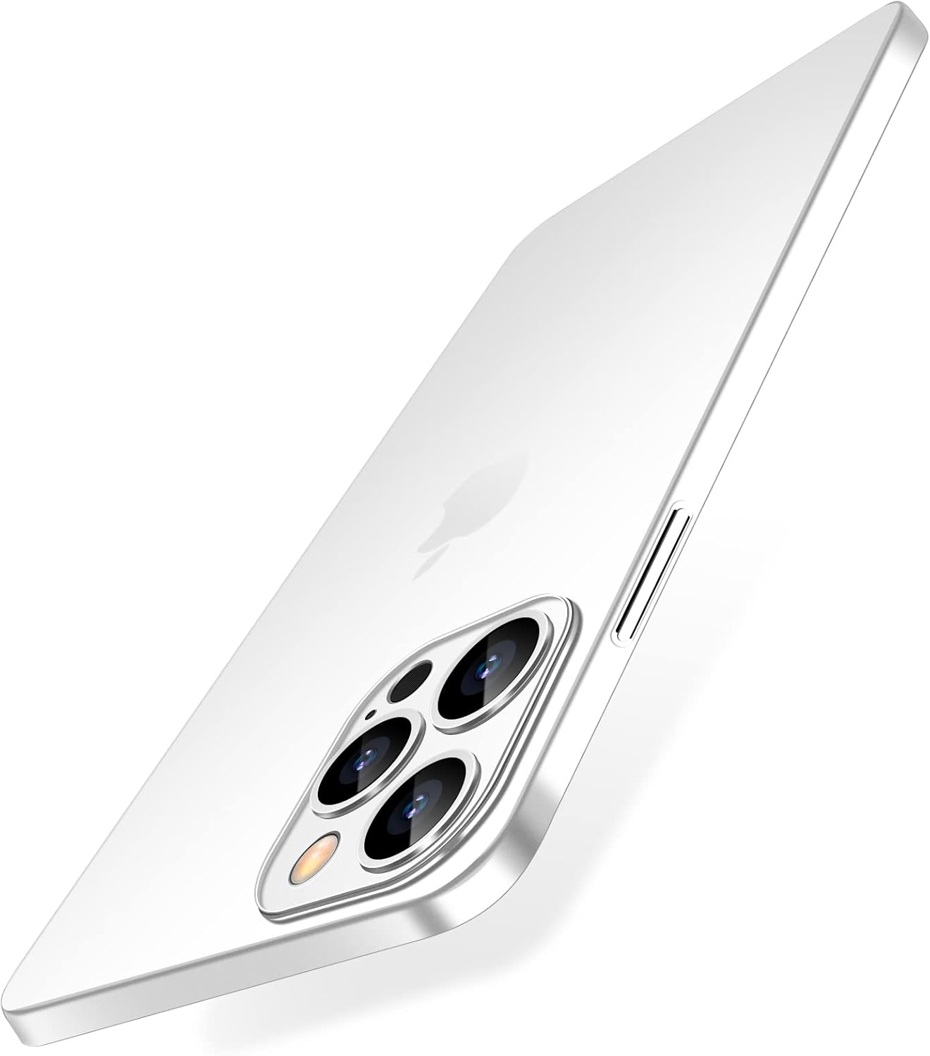 Dataroad – Funda delgada para iPhone 15 Pro Max, 0.008 in, papel fino, ligera, acabado mate, protección trasera de polipropileno antihuellas