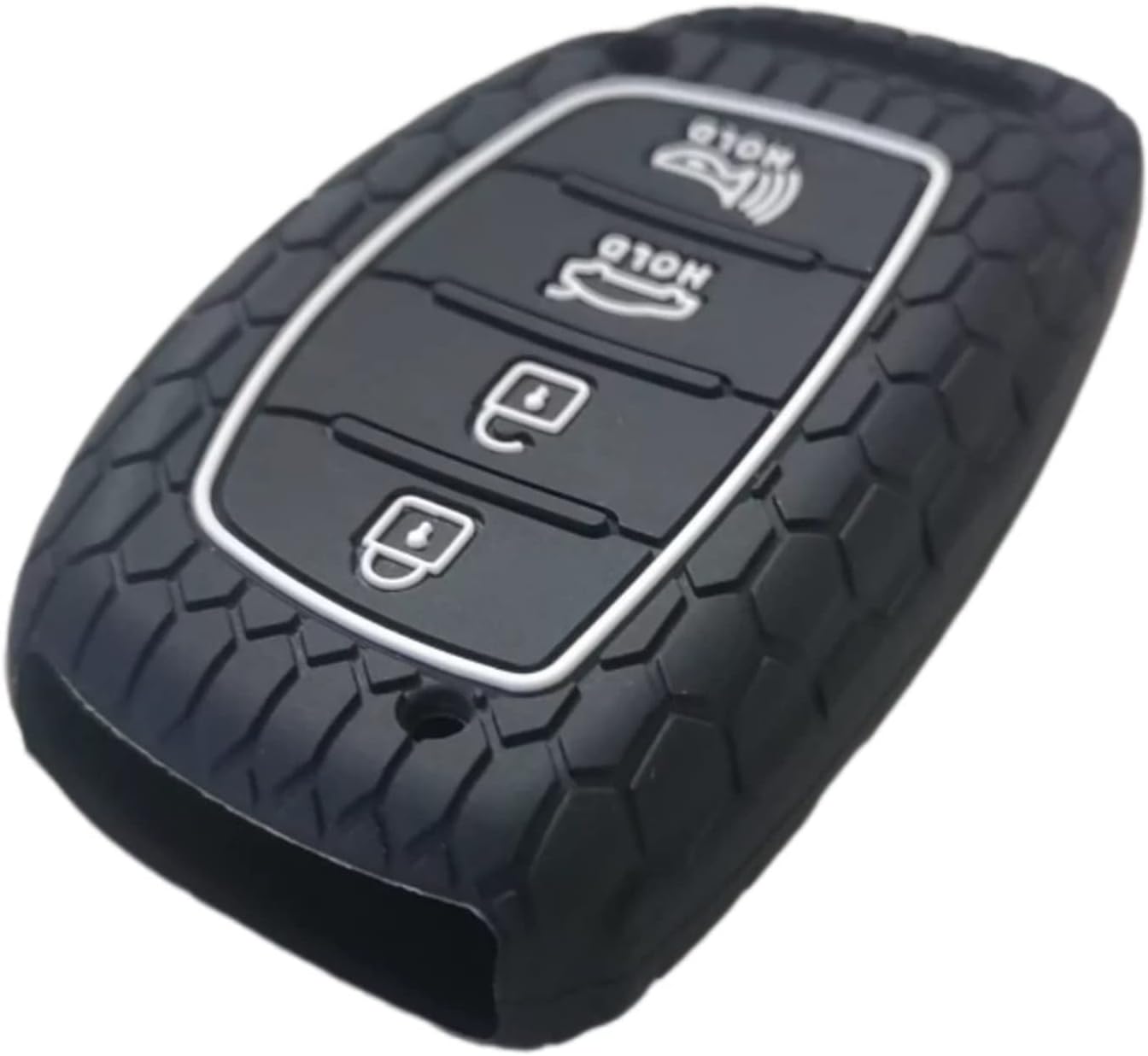 Funda de goma de silicona para llavero compatible con Hyundai Elantra Elantra GT Ioniq Sonata Tucson SY5MDFNA433 2016-2021, no es para llaves con