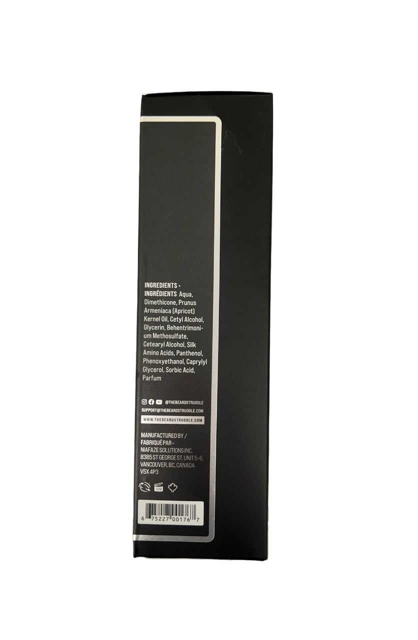 The Beard Struggle – Acondicionador de barba Marksman – Colección Silver, Alfheim’s Forests – Nutrie, suaviza y fortalece la barba – Acondicionador