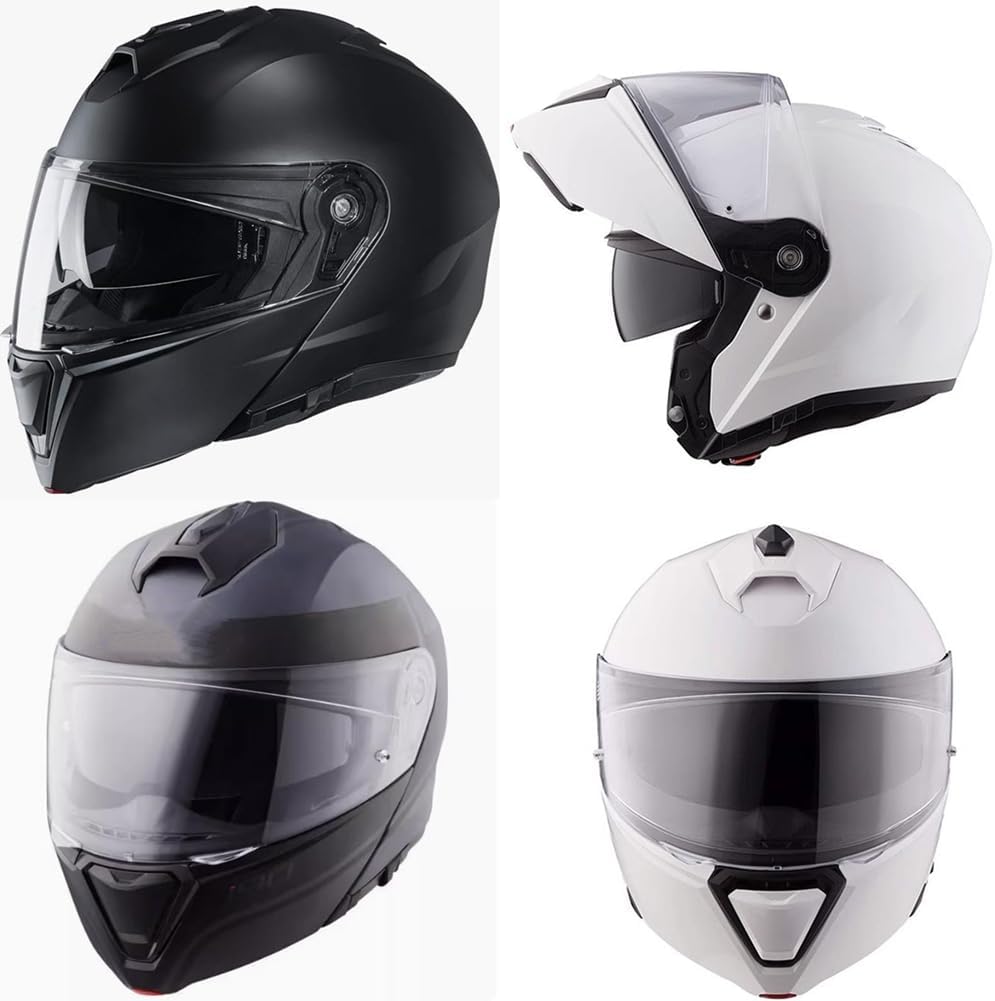 Visera de casco HJ-33 para HJC i90 Shield de repuesto con protección UV accesorios para casco (Revo rojo profundo solo useonly)