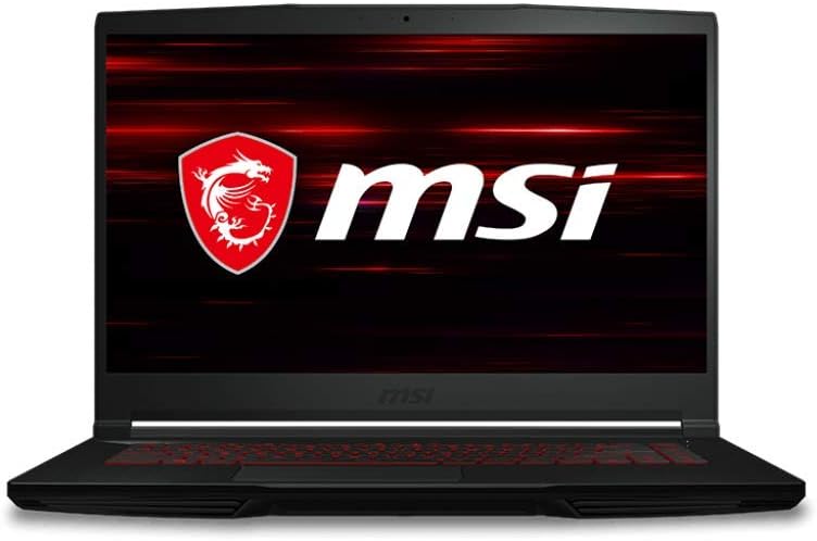MSI Laptop delgada para juegos GF63, 15.6″ FHD 144Hz, Intel i5-11400H, RTX 3050, 16GB RAM, 512GB NVMe SSD, Windows 11, aluminio negro