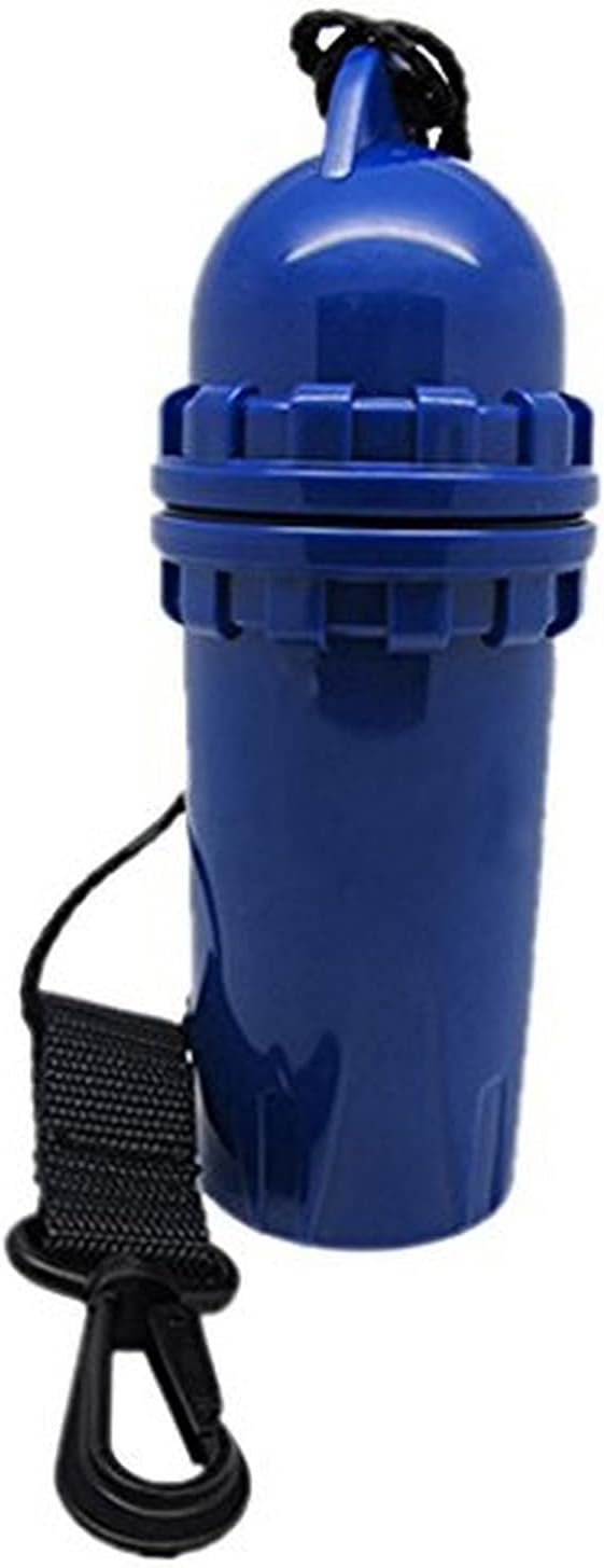 Scuba Choice Caja seca cilíndrica con clip, color azul