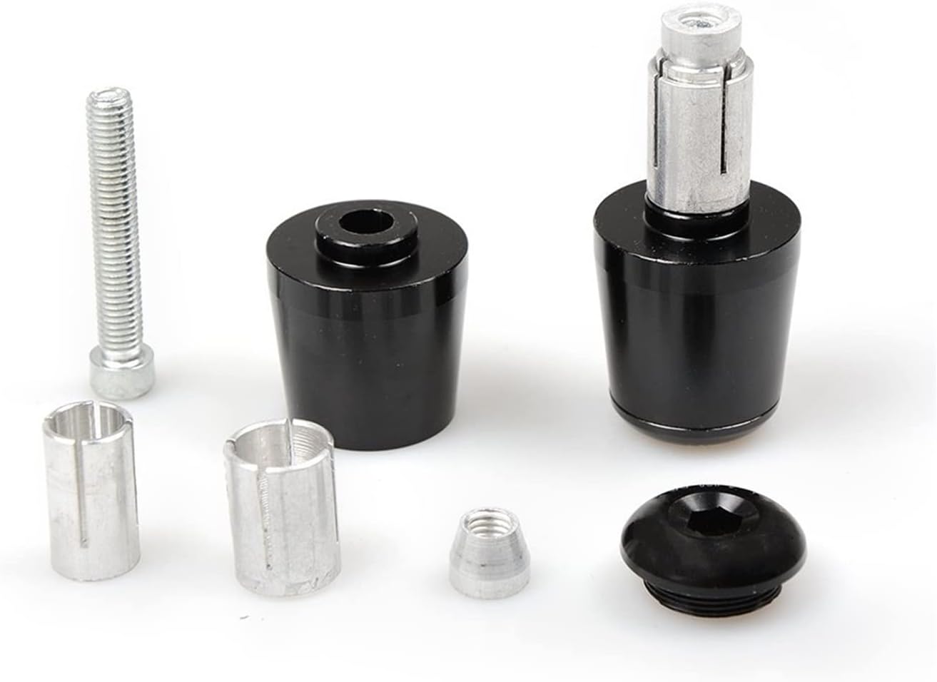 Tapa de extremo de mango de motocicleta compatible con Kawasaki Ninja H2R 2015-2018 – Tapón de extremo para manillar de motocicleta