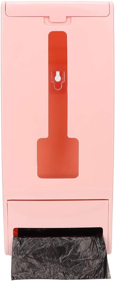 Fydun Dispensador de bolsas de plástico montado en la pared, bolsas Tr de basura, soporte para caja de almacenamiento para accesorios de cocina y