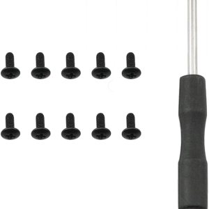 Tornillo RLECS 10 piezas M2x5 Walkie-Talkie Base Tornillo con Mini Destornillador Phillips Tornillo RLECS 10 piezas M2x5 Walkie-Talkie Base Tornillo con Mini Destornillador Phillips