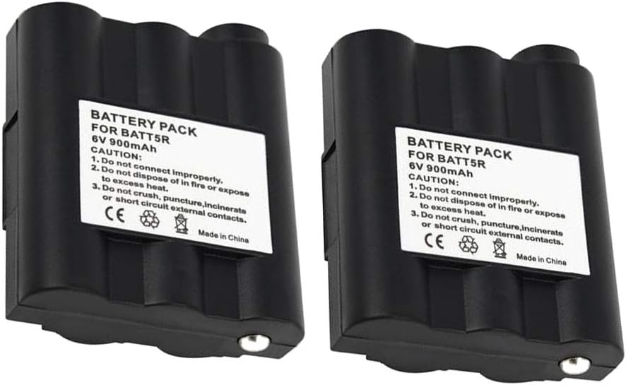 Paquete de 2 baterías de repuesto recargables para Midland BATT5R  AVP7  FRS-005  LXT210  GXT-300  GXT-325  GXT-550  GXT-555  GXT-700  GXT-710