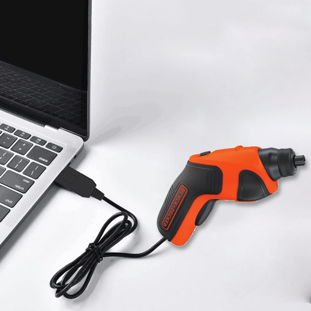 Cargador USB para taladro manual 90627870-01 compatible con Black and Decker BDCSFS30C BDCSFS30C-CA BDCS20C BDCS50C BDCD8C Adaptador de fuente de