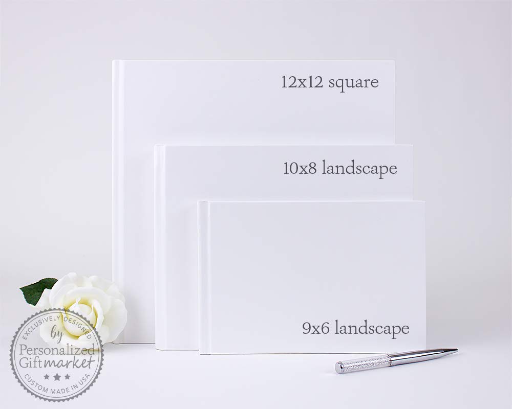 High School Gift for Graduating Class, Graduation Day Party Ceremony Well Wishes Signature Photo Book – Black Gold (12×12)