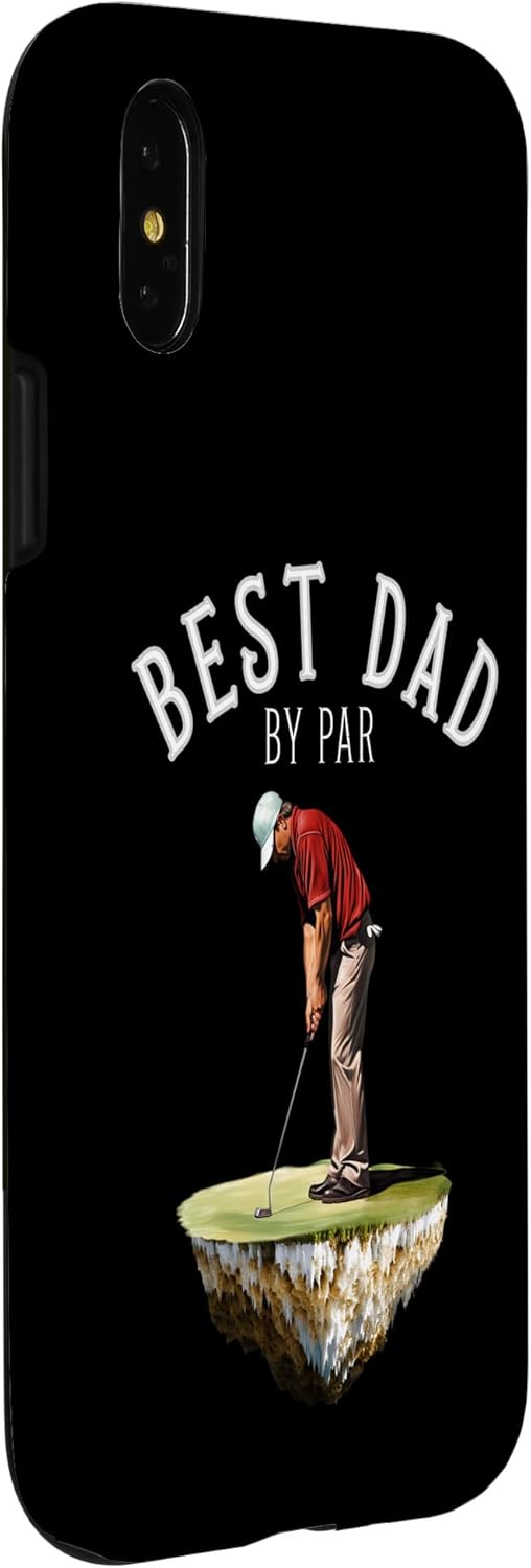 iPhone XXS Funny Best Dad By Par Golf Golfing Case