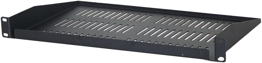 Quest Manufacturing Repisa Voladiza Ventilada de un solo lado, 1 Unidad, 19.0 in x 38.1cmD, Negro (ES0219-0115)