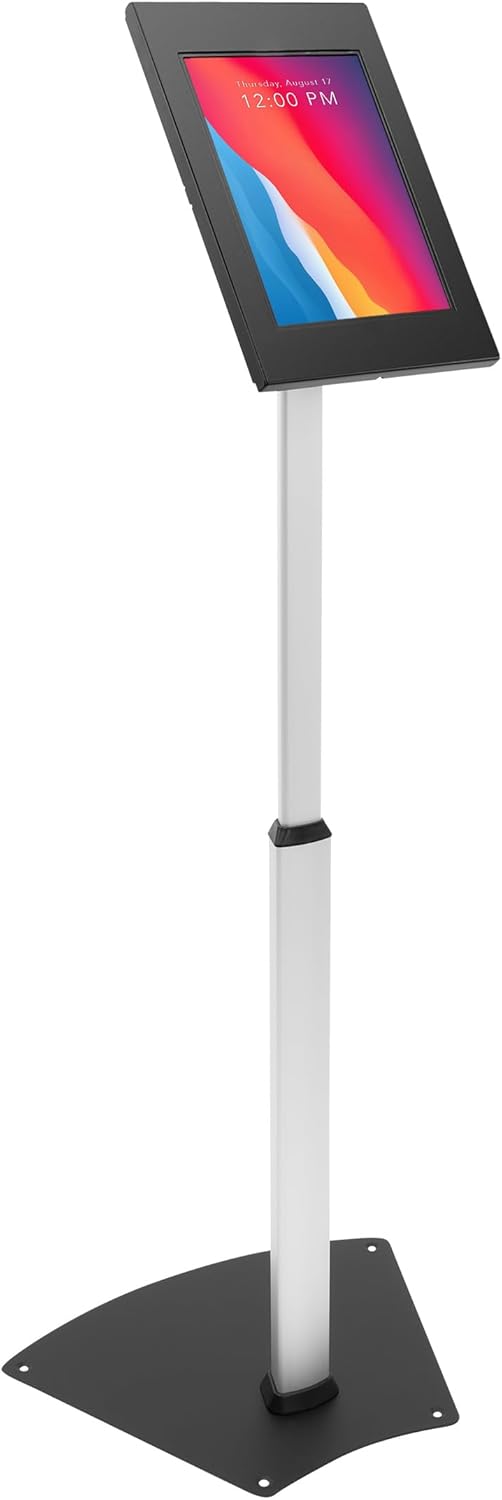 Mount-It! Soporte de piso antirrobo para tableta compatible con iPad 10, 9, 8, iPad Pro 11, 10.5, iPad Air 10.5, quiosco de bloqueo ajustable en