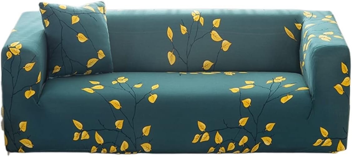 JABSY Funda de sofá de tela elástica para cuatro estaciones, resistente a las manchas, muchos colores, adecuada para muchos tamaños (color 18,