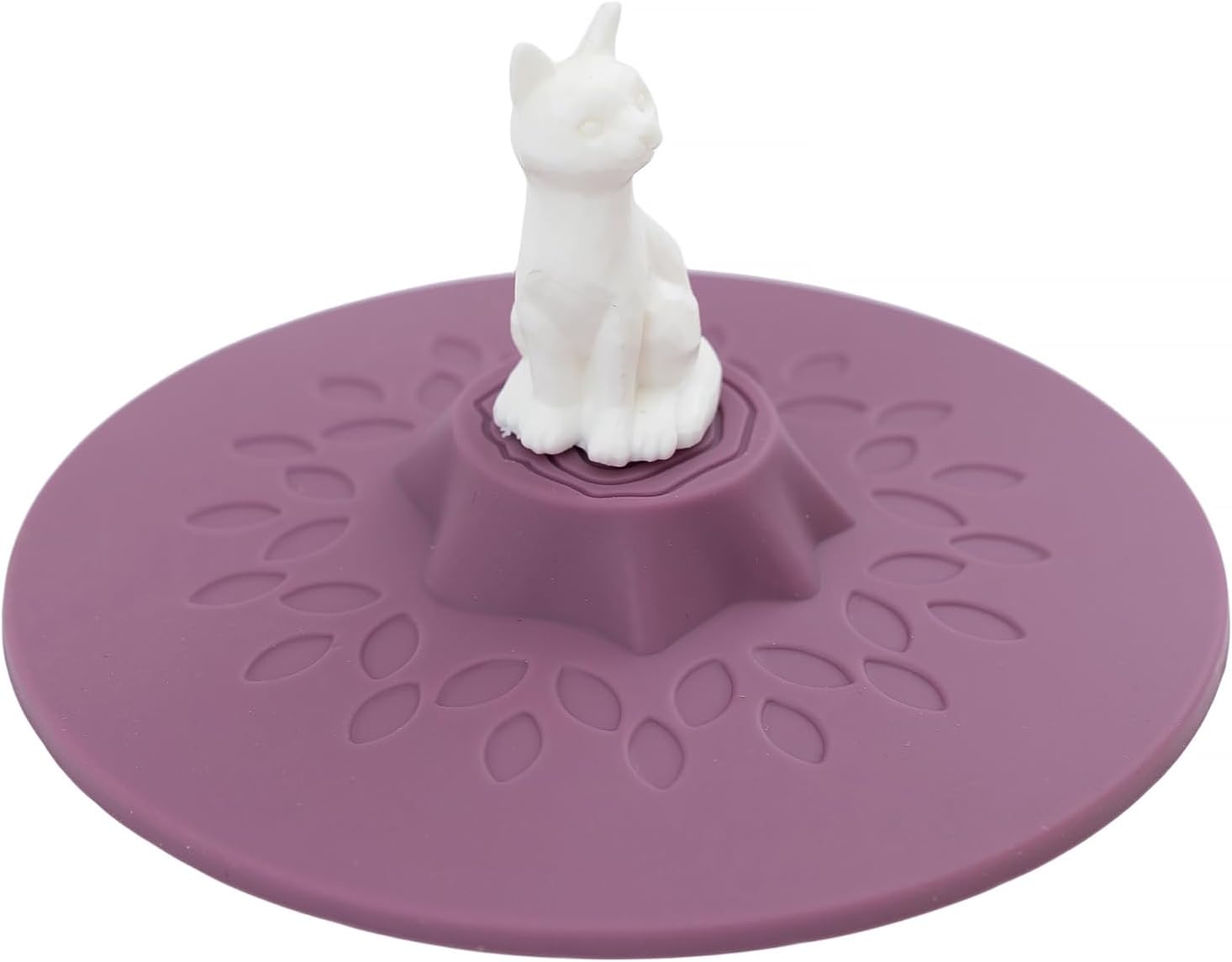 Tapa redonda de silicona de animales para cualquier taza, organizador de tapa para gabinete, se puede reutilizar, tapa de taza de café, cubierta de