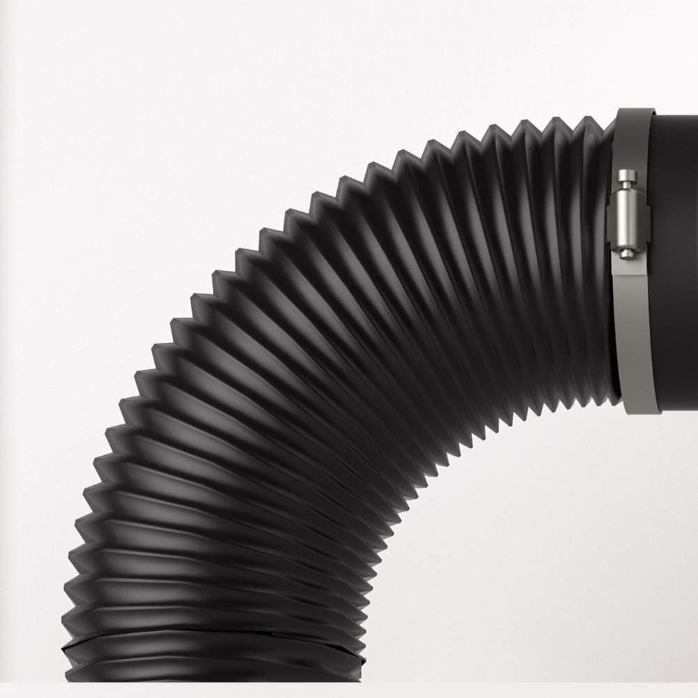 AC Infinity Conducto de aluminio flexible de 12 pulgadas, protección resistente de cuatro capas, 8 pies de largo para calefacción, ventilación de