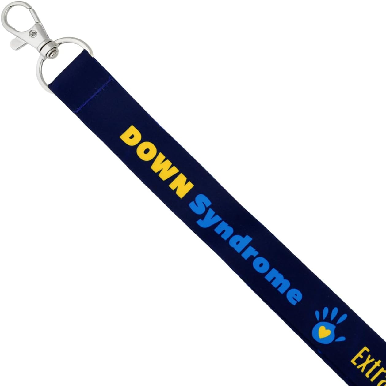 PinMart Cordón de huellas de manos para concienciación sobre el síndrome de Down