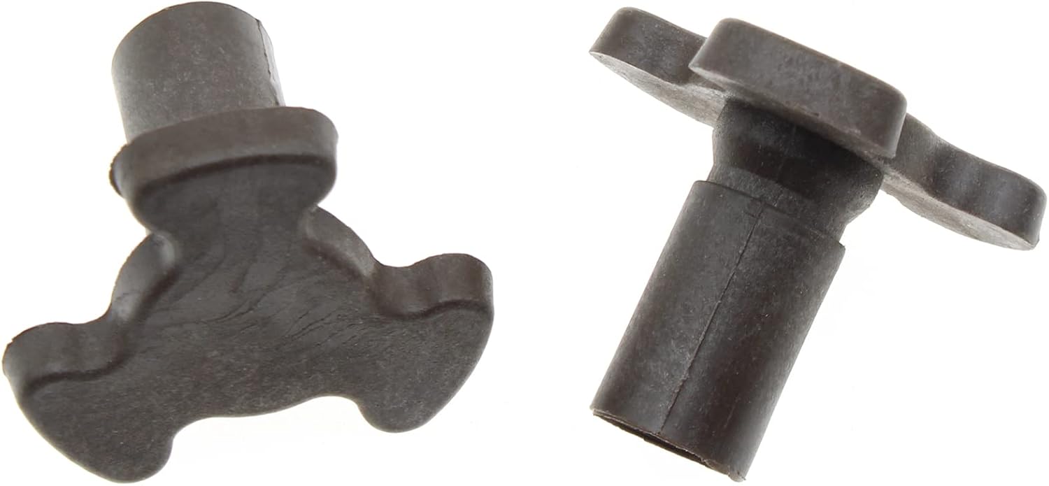 Acopladores para plato giratorio de microondas, 2 piezas, guía de rodillos para horno de microondas, soporte de bandeja de vidrio, repuesto de