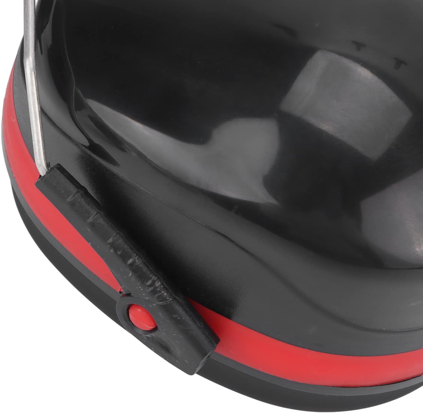 Orejera para casco, resistente a los impactos, sujeta firmemente la orejera del casco duro para trabajar la madera