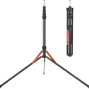 Besnfoto Soporte de luz para fotografía, ligero, portátil, de aluminio, 86.6in7 pies para luz de velocidad, flash, luz LED, caja de luz pequeña, luz Besnfoto Soporte de luz para fotografía, ligero, portátil, de aluminio, 86.6in7 pies para luz de velocidad, flash, luz LED, caja de luz pequeña, luz