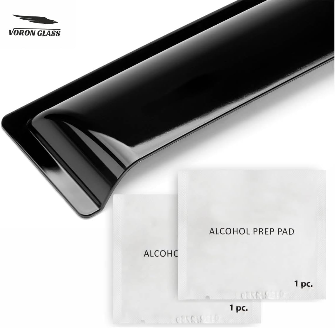 Voron Glass Protectores de lluvia extra duraderos con cinta adhesiva para Nissan Rogue Sport 2017-2023, deflectores de ventana, viseras de ventana