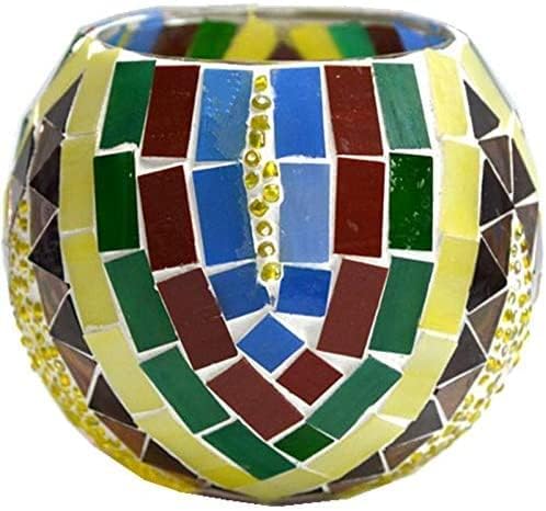 Tira de vidrieras de 0.3 x 0.8 in, piezas de mosaico de vidrio transparente, azulejos de mosaico, pasatiempos, manualidades, material de 7.05 oz