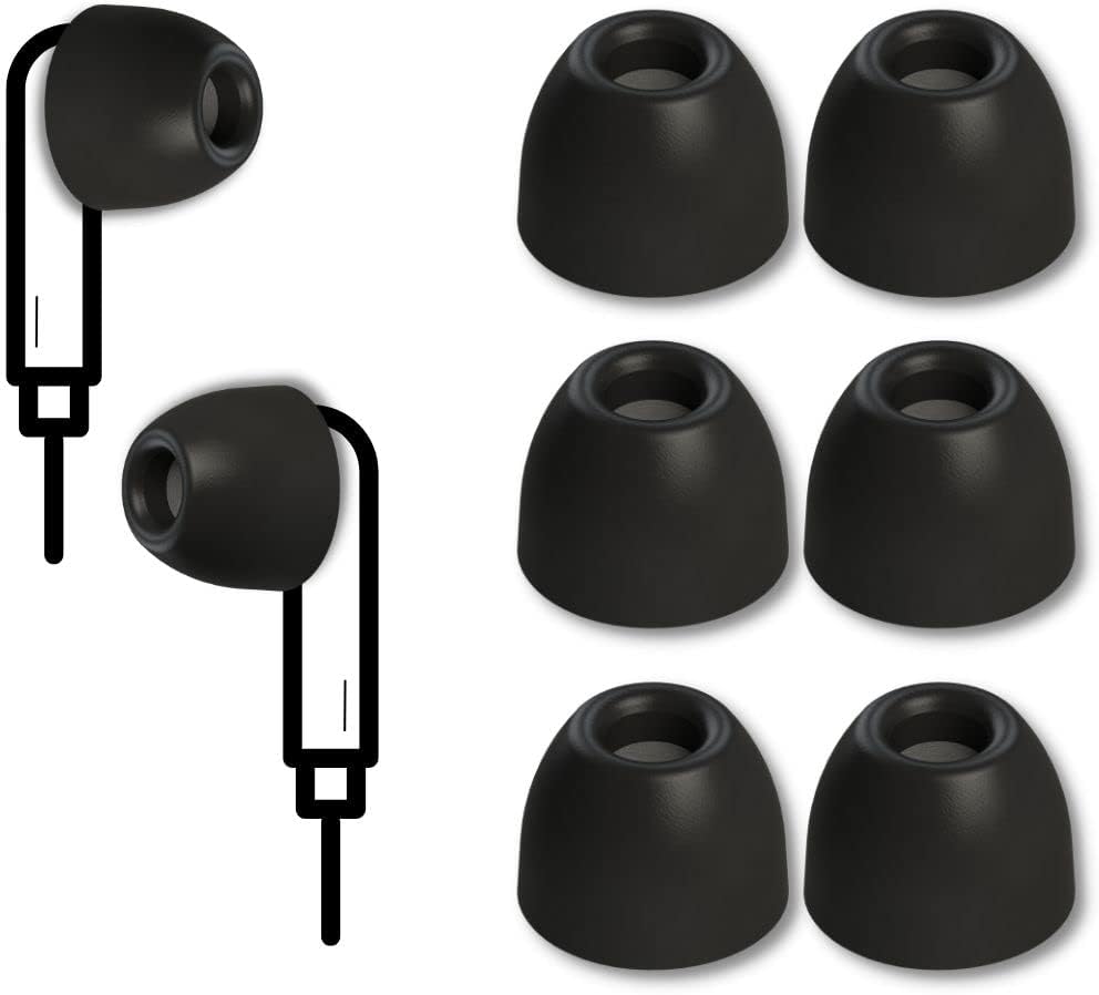 Comply Foam SmartCore Series Round 2.0 – Almohadillas para los oídos para dispositivos con cable e IEMs  Máxima comodidad  Ajuste inquebrantable