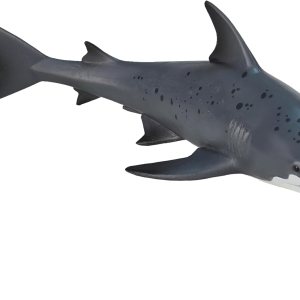 MOJO Figura pintada a mano con réplica de juguete de vida silvestre internacional realista de tiburón toro MOJO Figura pintada a mano con réplica de juguete de vida silvestre internacional realista de tiburón toro