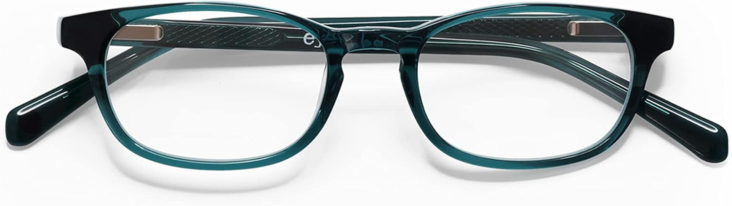 eyebobs – A bordo  Gafas de lectura prémium para hombres y mujeres  Marco rectangular para caras promedio  Disponible en 0.0x – 4.0x