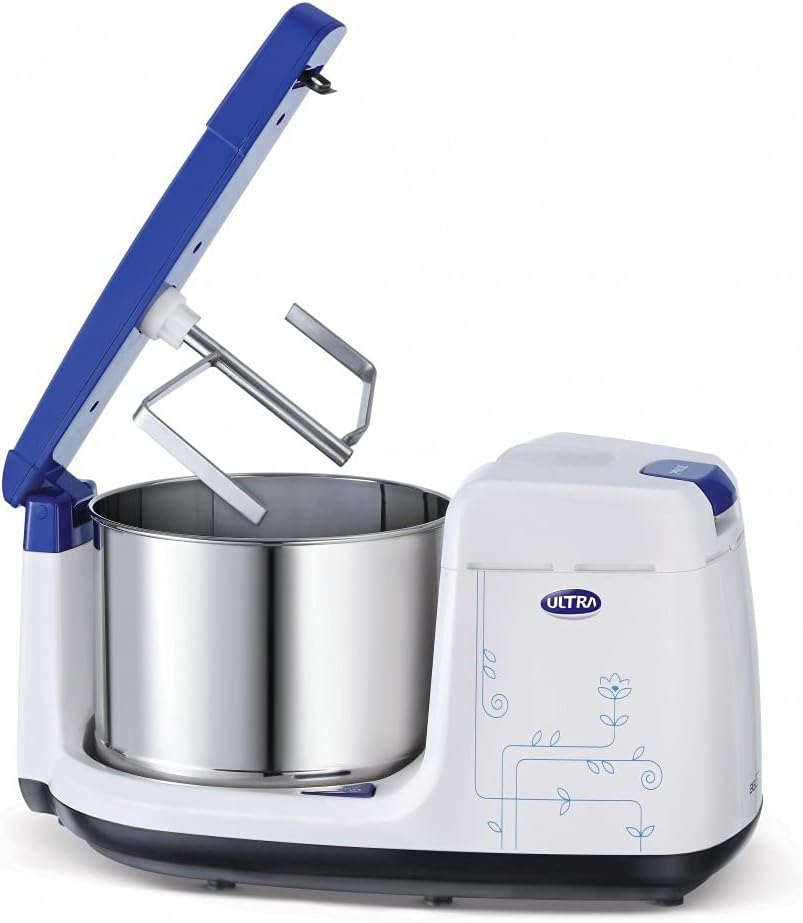 Elgi Ultra Bigg+ – Molinillo húmedo de mesa de 2,5 litros  Con amasadora Atta de 110 voltios para Estados Unidos y Canadá, azul