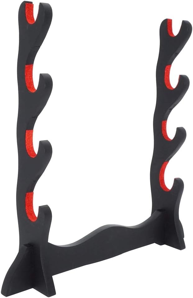 Eforlife Soporte acolchado de terciopelo para espada, soporte de fieltro para proteger el soporte de exhibición samurai espada Katana Wakizashi