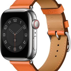 Sidart Correa de cuero de diseño suave de lujo compatible con Apple Watch Series Ultra 8 7 6 5 4 3 2 1 SE, 1.496 pulgadas, 1.575 pulgadas, 1.614 Sidart Correa de cuero de diseño suave de lujo compatible con Apple Watch Series Ultra 8 7 6 5 4 3 2 1 SE, 1.496 pulgadas, 1.575 pulgadas, 1.614