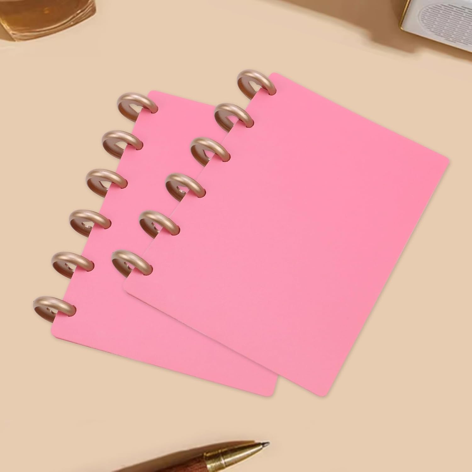 11 discos expansores de plástico con forma de corazón, discos de plástico para carpetas de hojas sueltas, suministros de álbumes de recortes, discos