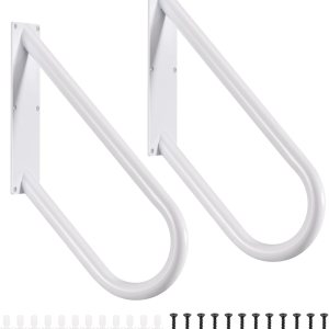 uxcell 2 barandillas de escalera en forma de U para escalones al aire libre, pasamanos de montaje en pared de 1 a 3 escalones (18 pulgadas de largo, uxcell 2 barandillas de escalera en forma de U para escalones al aire libre, pasamanos de montaje en pared de 1 a 3 escalones (18 pulgadas de largo,