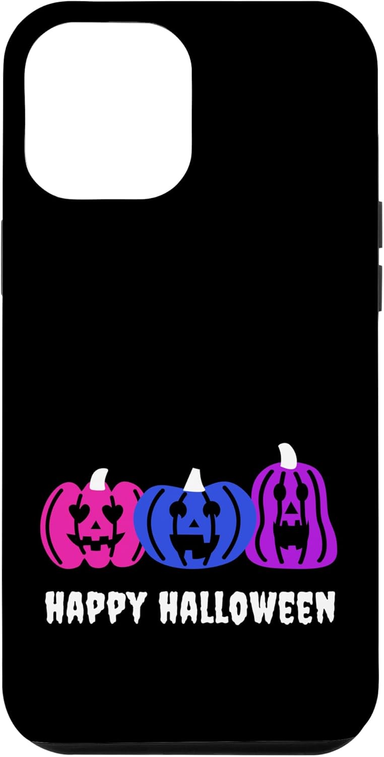 iPhone 13 Pro Max Happy Halloween Bisexual Pride Bi Pride LGBTQ LGBT Case