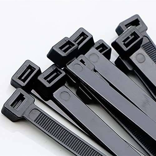 Bridas para cables de 10 pulgadas, paquete de 100 unidades, resistentes a los rayos UV, resistentes a la tensión, de grado profesional, 75 libras