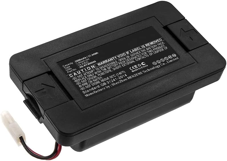 Synergy Digital Batería para aspiradora, compatible con Rowenta RG7455WHNS0 Aspiradora, (iones de litio, 14.4 V, 2600 mAh), ultra alta capacidad,