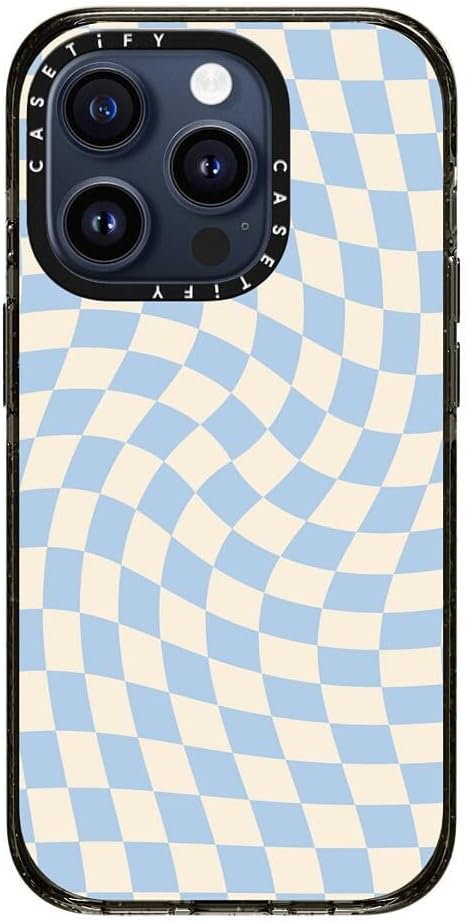 CASETiFY Funda Impact para iPhone 15 Pro 4 veces probada contra caídas de grado militar, protección contra caídas de 8.2 pies, compatible con