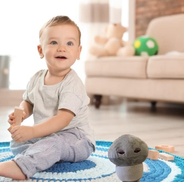 Muñeca suave rellena de peluche de 8 pulgadas, 1 pieza de peluche de PVZ, juguete de peluche Doom Shroom de peluche nuevo
