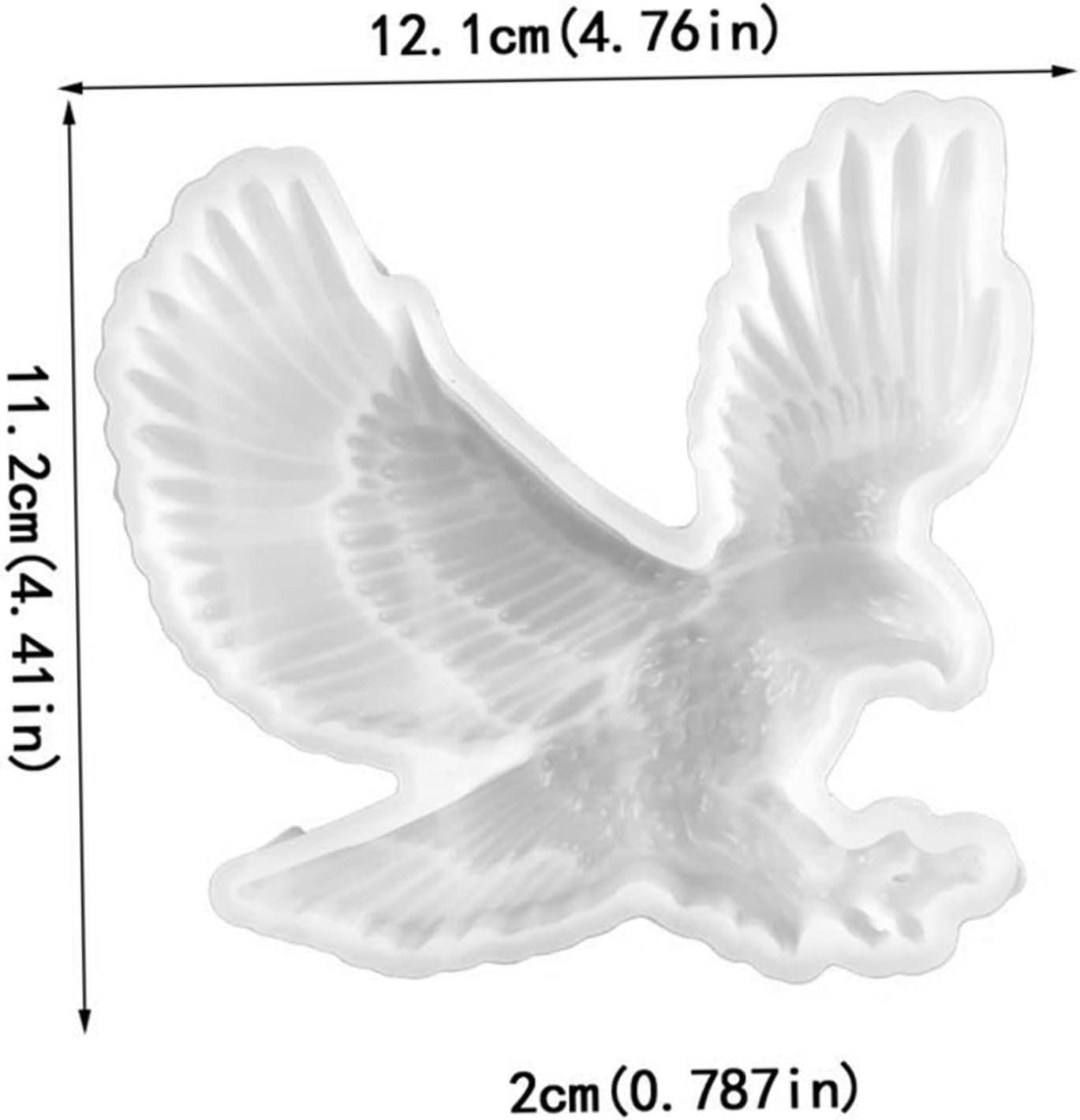 Moldes epoxi, molde de silicona 3D para hacer águila epoxi, molde de resina de estatua de animal para regalos, hogar, oficina, manualidades,