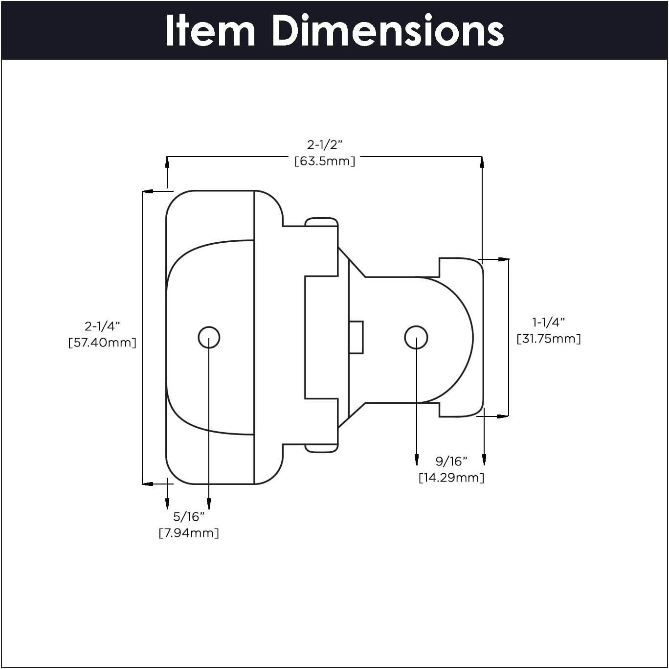 Hickory Hardware P5311-SN Bisagra Desmontable Doble, Níquel Satinado