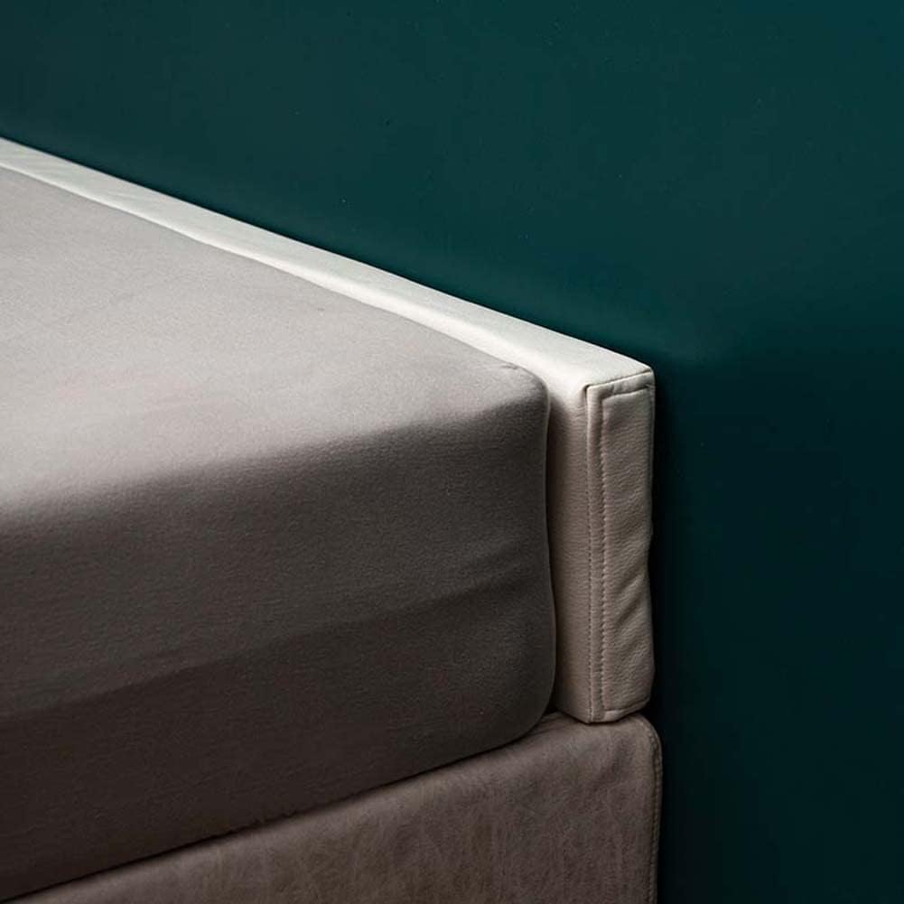 Almohadilla de cuero sintético para cabecero de cama, protección acolchada de cabecera, almohada larga para extensor de colchón suave, convertidor
