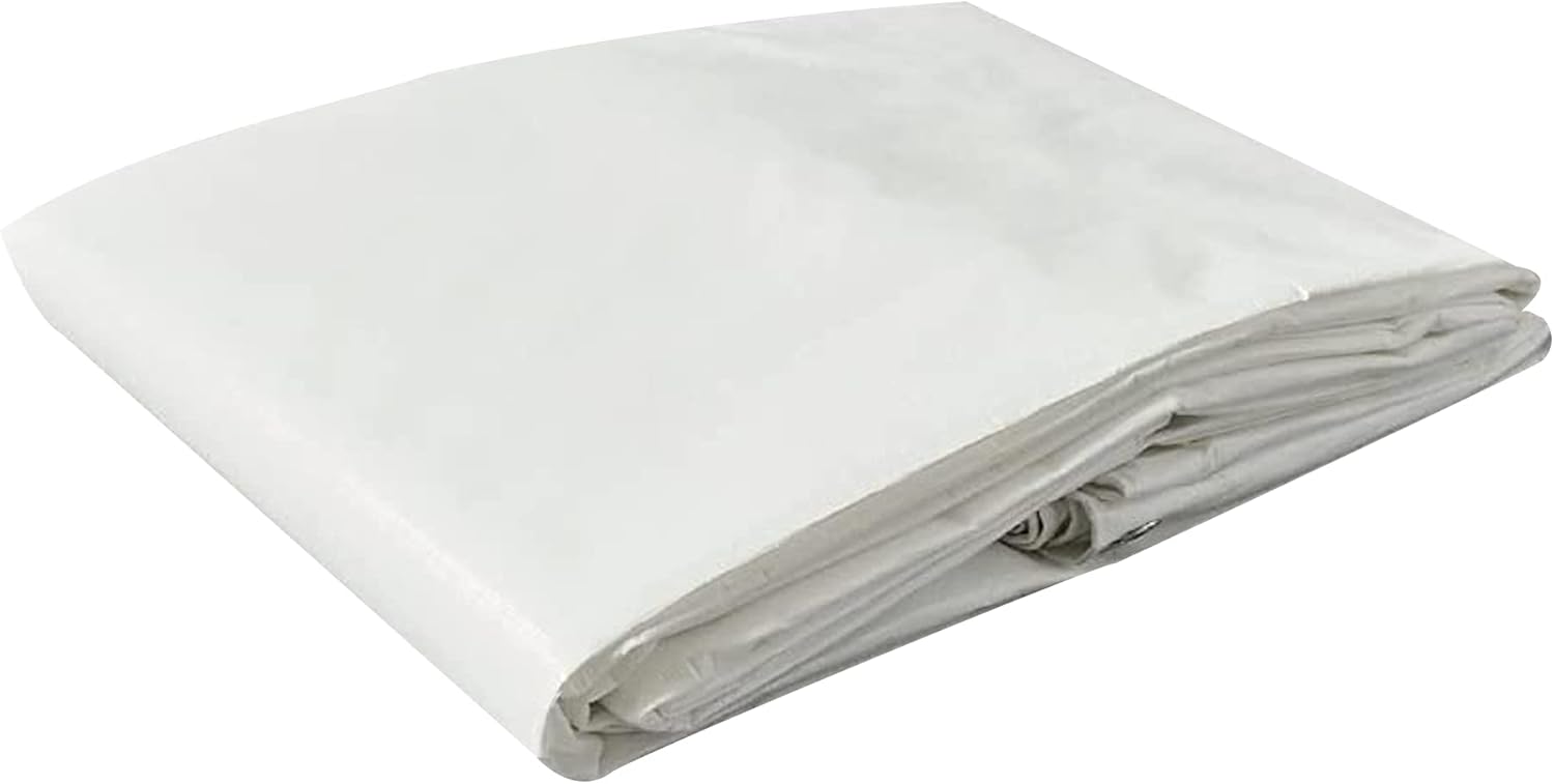 Tarps Now Lonas de polietileno impermeables, (10 x 15 pies) con ojales de aluminio para interiores y exteriores, cubierta de hoja súper resistente,