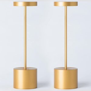 Paquete de 2 lámparas de mesa inalámbricas portátiles, recargables de 5000 mAh, lámpara LED de escritorio, 3 colores de atenuación continua, para Paquete de 2 lámparas de mesa inalámbricas portátiles, recargables de 5000 mAh, lámpara LED de escritorio, 3 colores de atenuación continua, para